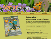Tablet Screenshot of natur-erleben.de